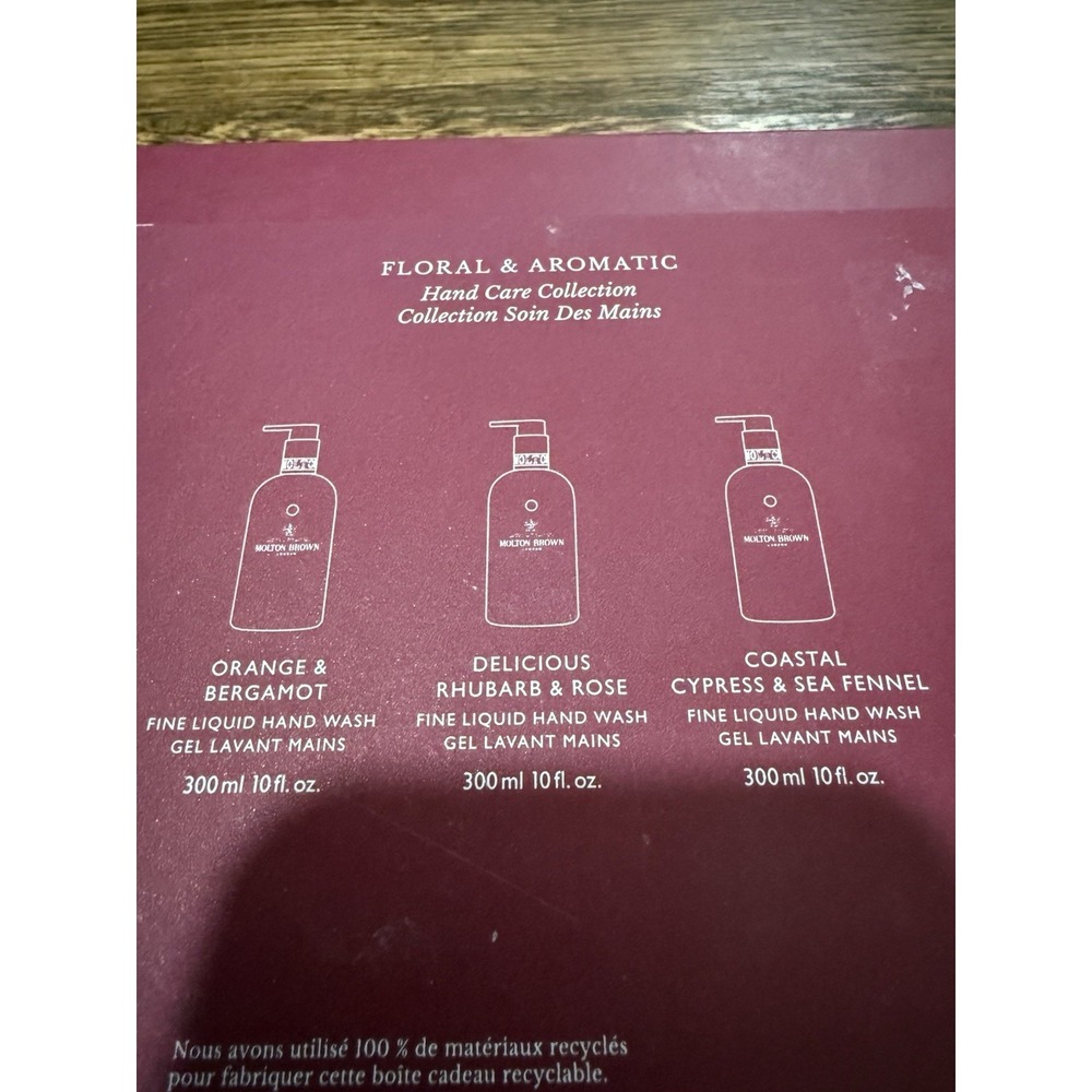 Molton Brown London Unisex 3 X 10Oz Floral‎ & Aromatic Hand Care Collection - Picture 4 of 6